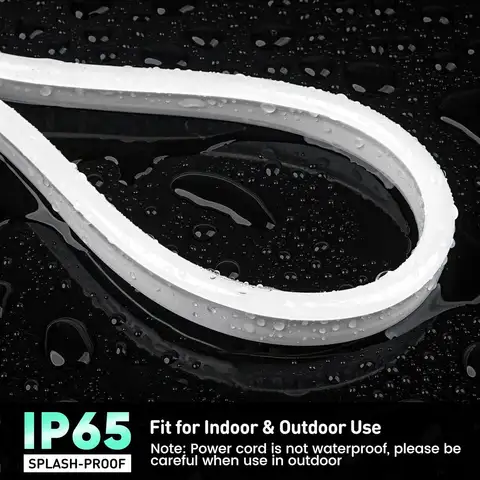 30M/20M/15M/10M RGB LED-neonljus, smart app-fjärrkontroll, vattentätt musiksynkroniserat färgskiftande rep för sovrums- och vardagsrumsspel 8 best sales säng led - №3