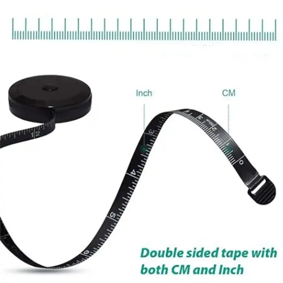 1pc Automatic Retractable Ruler With Both Metric & Imperial Dual-Sided Scale, Sewing Tailor Measuring Tape Tape Measure