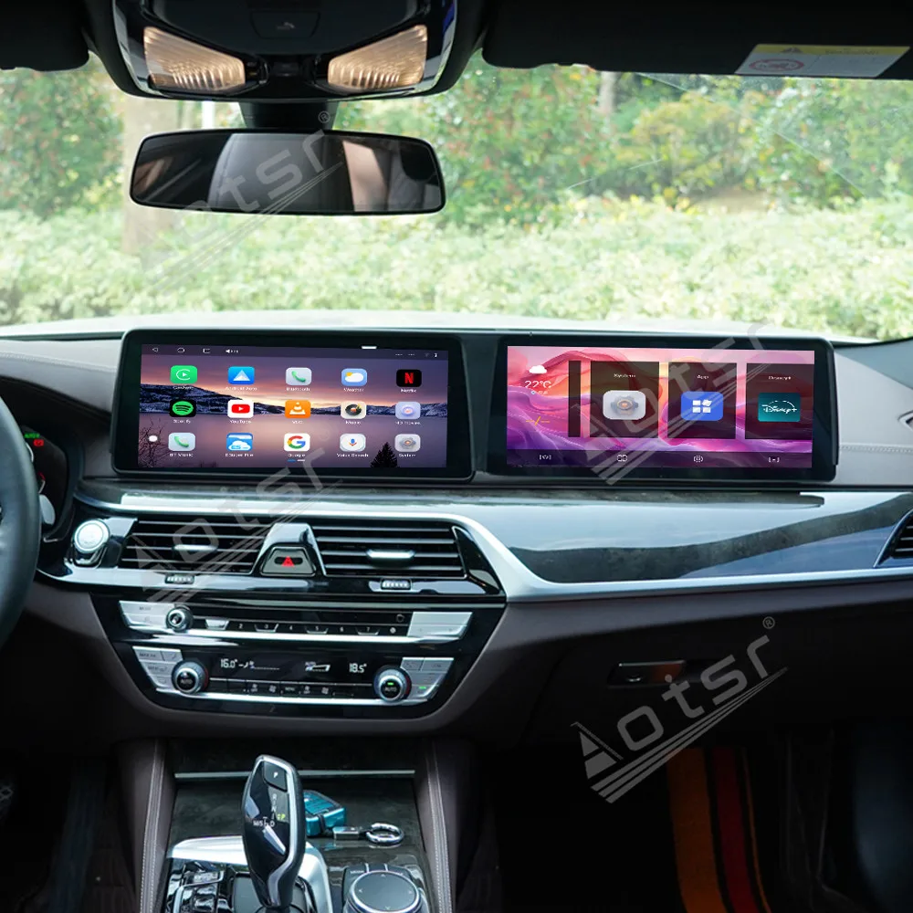 Car Accessories Panel Android 13 12.3 inch Touching Screen Car Radio For BMW 5 Series 2021-2023 GPS Navigation Stereo Head Unit