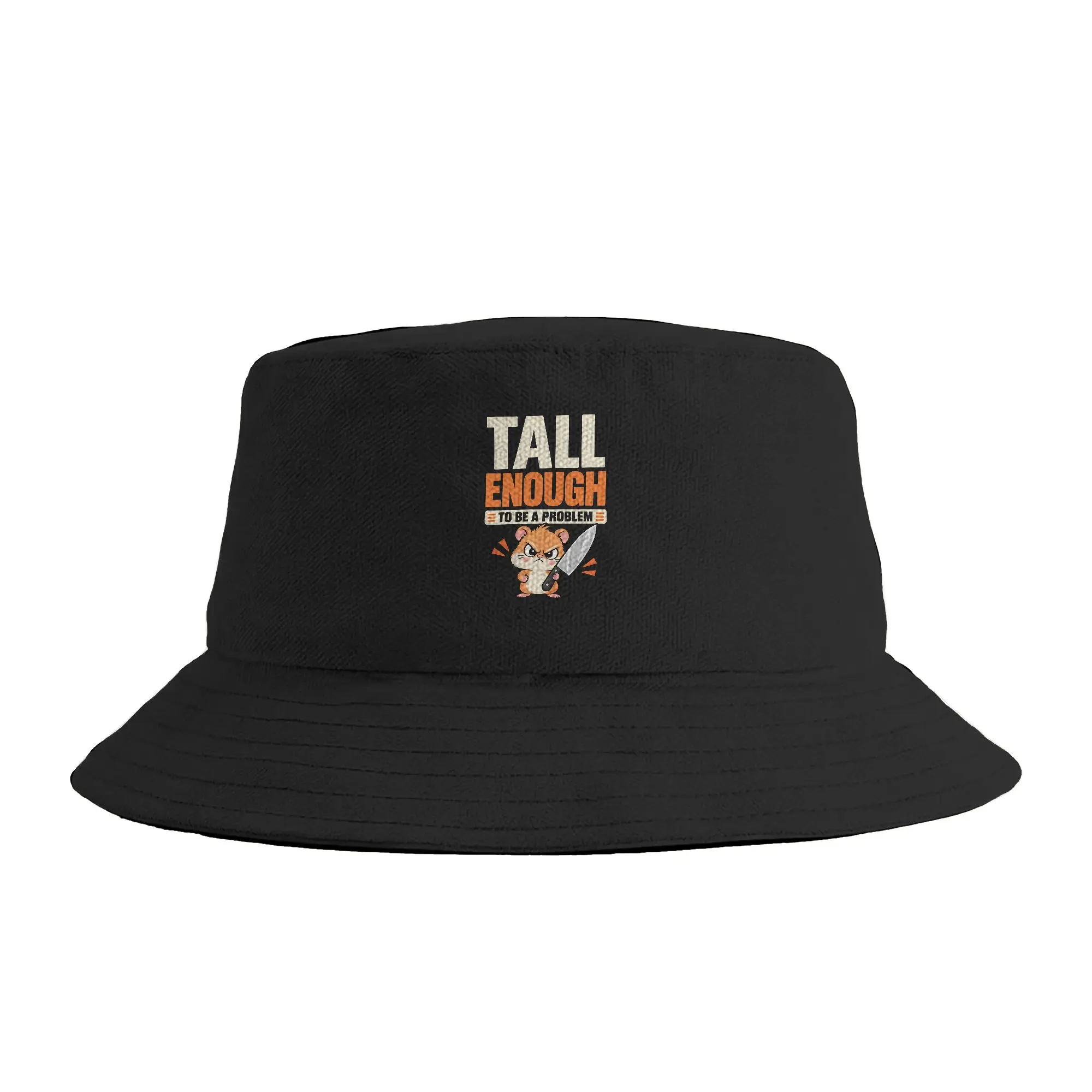 Tall Enough To Be A Problem Bucket Hat Outdoor Fisherman Caps Foldable Beach Travel Sunscreen Hats For Unisex Casual Graphic Cap