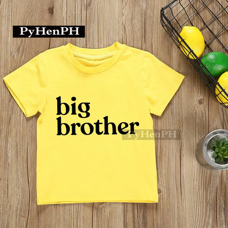 Summer Children's T-shirt Brother Sister Casual Baby Short Sleeved Personalized Printed Parent-child Outfit