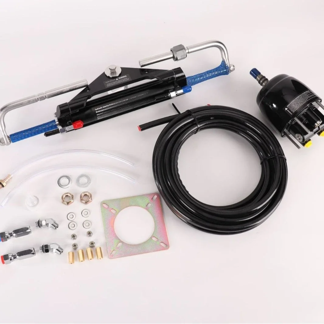 Suitable for yacht hydraulic rudder YSH-150HP-20ft motor front operating power control