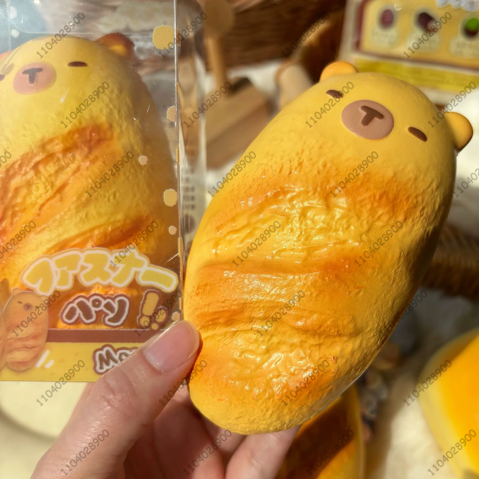 Capybara Bakery Slow Rising Squishy Capybara Toy Bread Pastry Cake Squeeze Stress Relief Soft Rebound Hand Relaxing Gift view 6