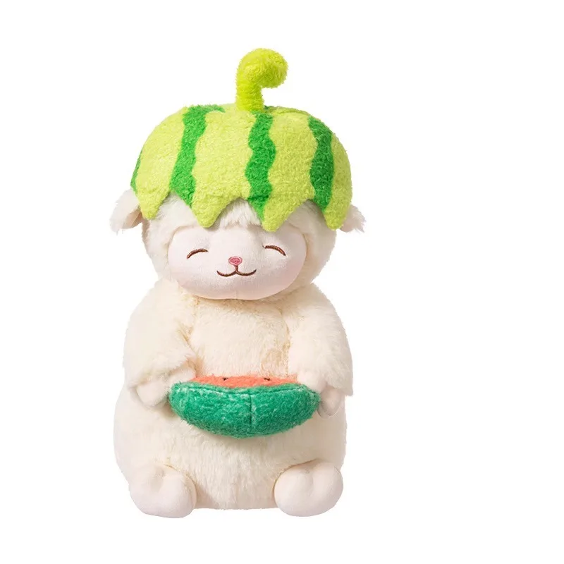 Original Miniso Lamm puppe süßes Mädchen Wurf kissen Schaf Baa Serie Plüsch Anime Action figur Modell Spielzeug Geschenke Sammlung Ornament