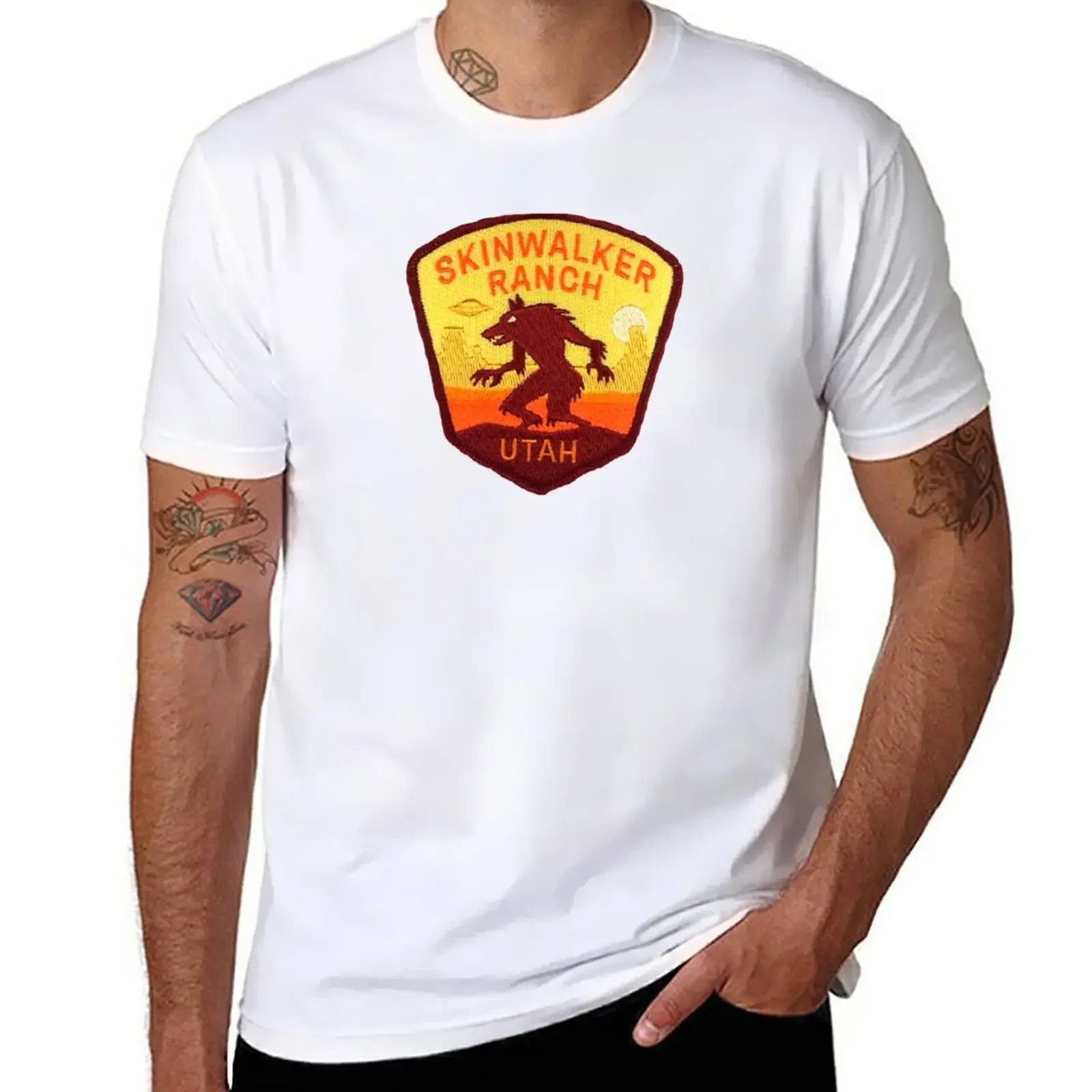 New Skinwalker ranch T-Shirt designer shirts customizeds Men's t shirts