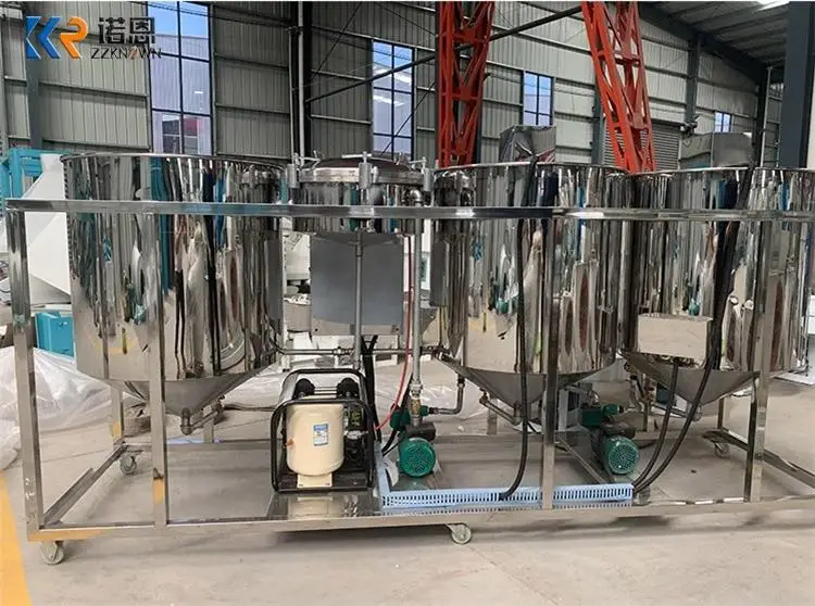 Edible Oil Refining Equipment Cooking Groundnut Oil Refinery Machine Sunflower Soybean Oil Refining Equipment For Food Grade