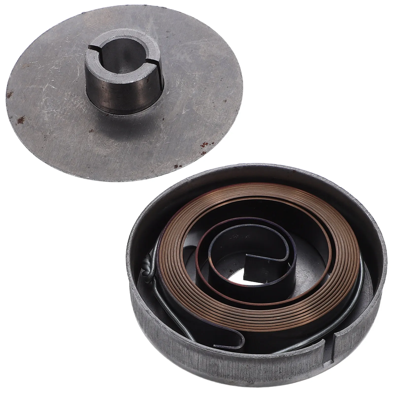 1Set Steel Drill Press Return Coil Spring Replacement for Quill Feed Bench Drill Press Precision Machined Wear Resistant