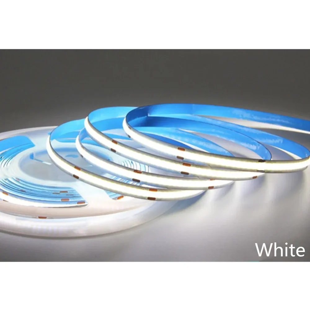 COB Light Strip Self-Adhesive Ultra-Thin 12V1M2M3M4M5M Low Voltage LED And Adaptre Flexible Soft Ceiling Decoration Cabinet Supe image 4