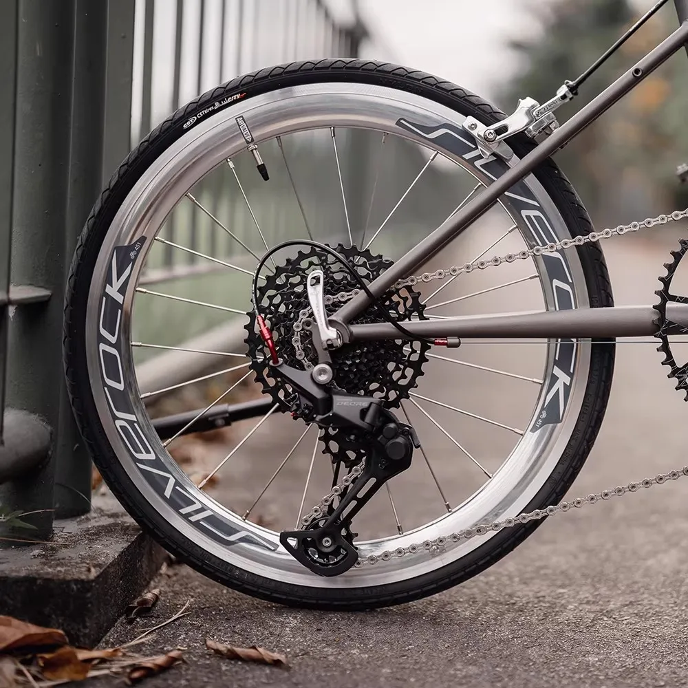 SILVEROCK SR40 Alufelgen 20 Zoll 406 451 V-Bremsfelge Felgenbremse 40 High Profile 74 100/130 Faltrad Minivelo Laufradsatz