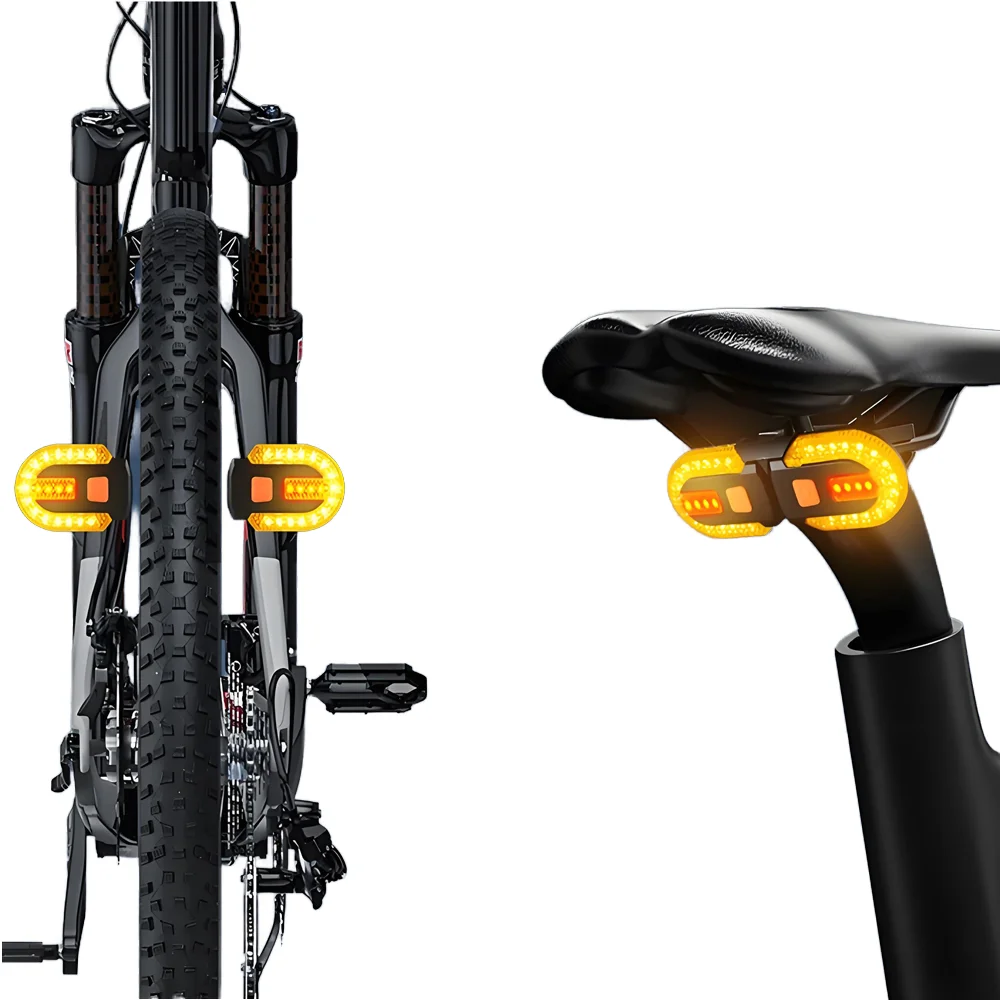 Turn Signal Bike Light Wireless Remote - ไฟเลี้ยวจักรยาน ไฟท้าย ไฟ LED แบบชาร์จ USB