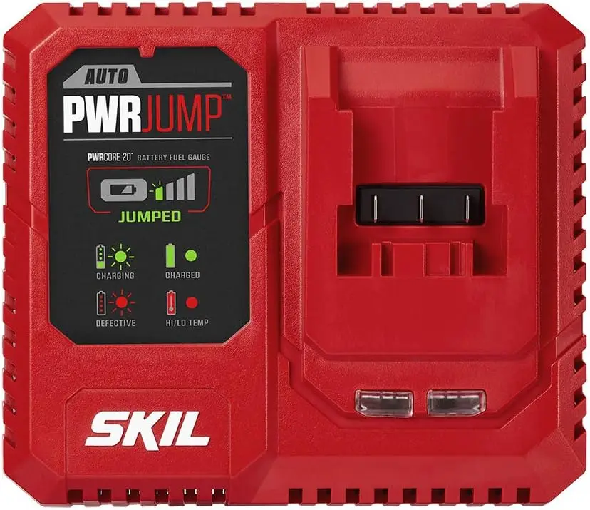 

5-Minute Fast Charger for 20V Power Tools, Auto Jump Technology, LED Status Indicator