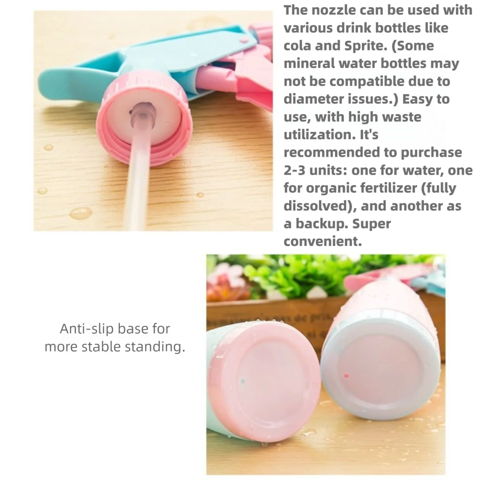 

High Quality Adjustable Nozzle Watering Pot Portable Ergonomic Flower Watering Sprinkler Hand Pressure Spray Bottle Flower Care