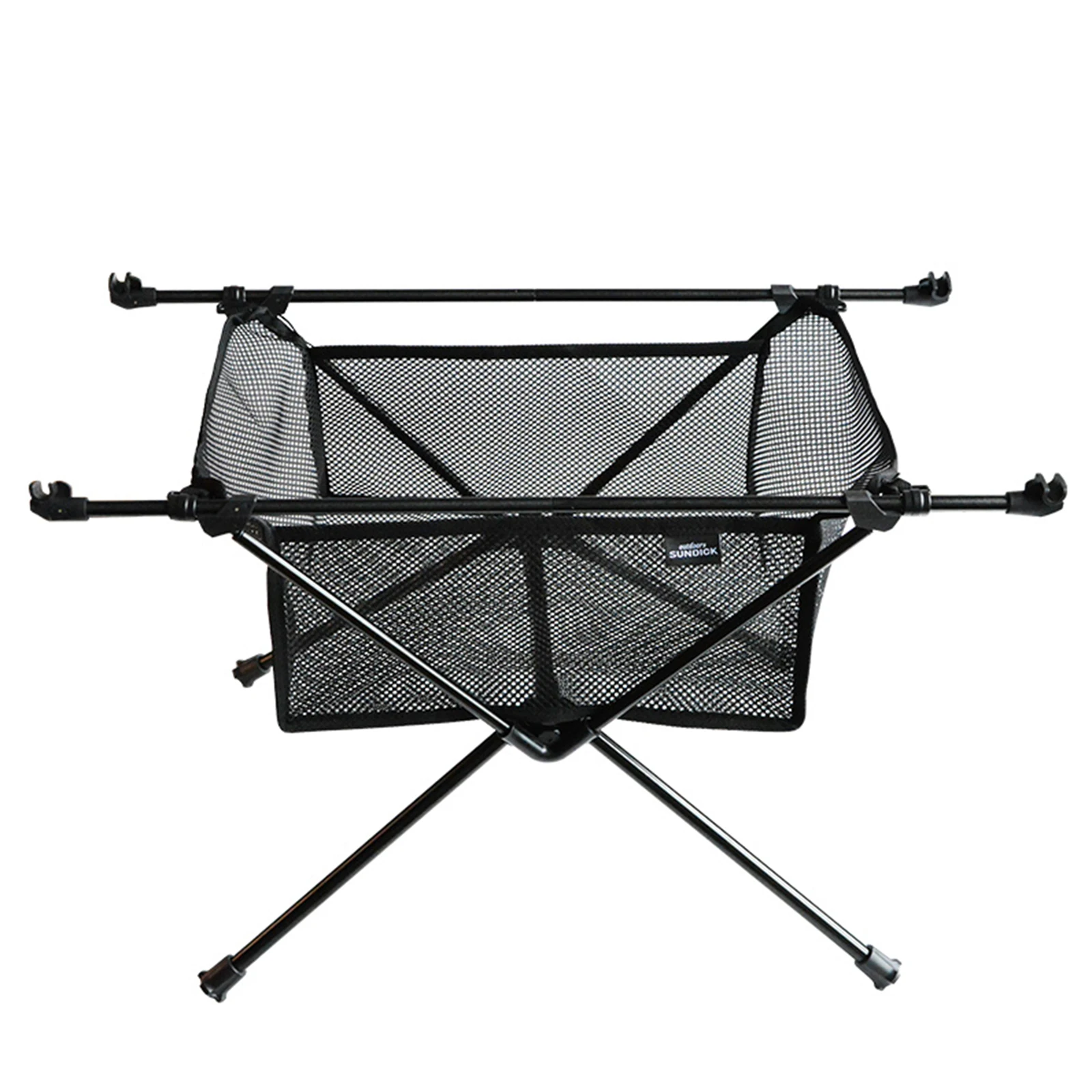 Camping Foldable Table Storage Net Bag Mesh Basket Organizer Foldable Table Netting Bag Under Table Storage Bag for Camping