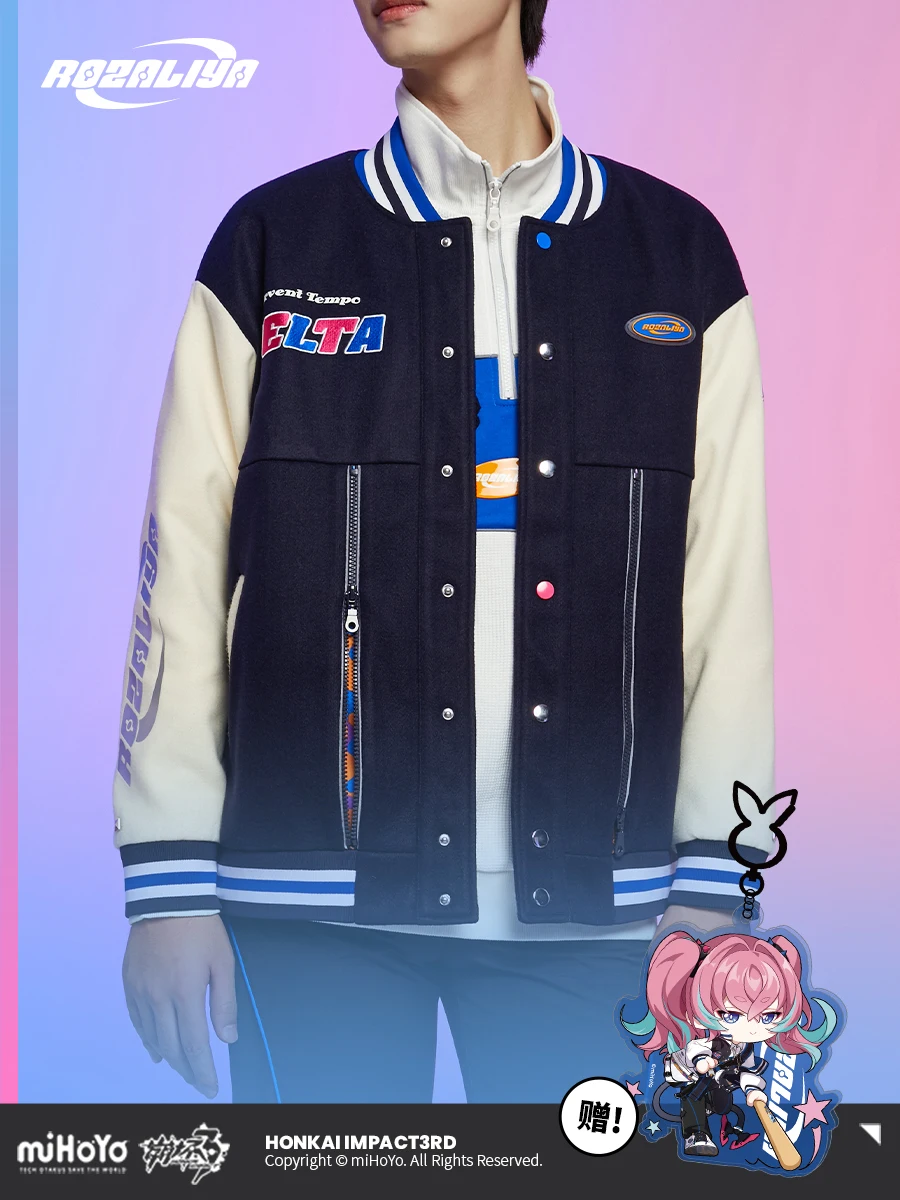 Honkai Impact 3 Fervent Tempo 8-bit Themed Cosplay Top Anime Fashion Couple Jacket Halloween Costumes