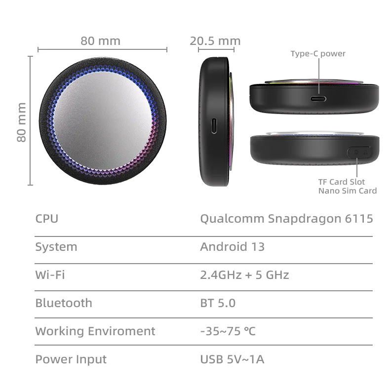 8 128 gb sem fio carplay ai box 3 em 1 adaptador automático netflix youtube tela espelho toque com sim e tfcard para iphone android 13