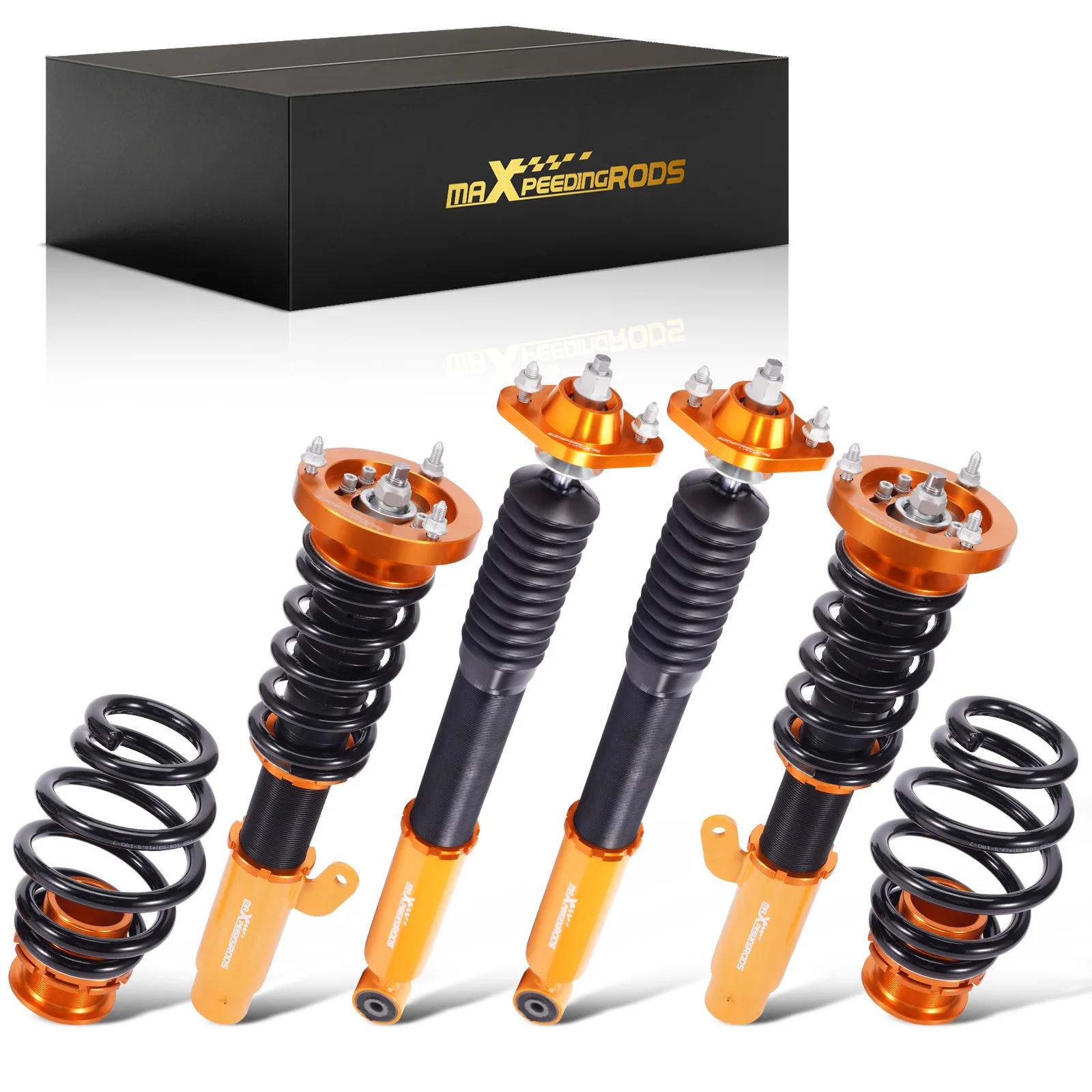 Gold Coilovers Suspension Kit For BMW E46 320i 325i 330i 1998-05 Height Adjustable Suspension Shock Absorber Strut