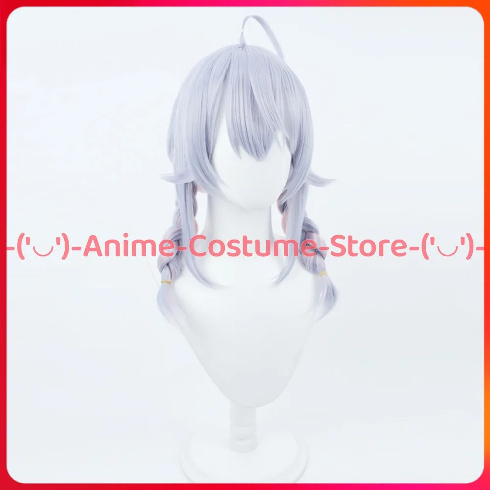 VTuber Kaguya Nana Dog Mom Cosplay Wig New Model Twin Braid Anime Character Halloween Carnival Party Costume Wigs Synthetic Hair