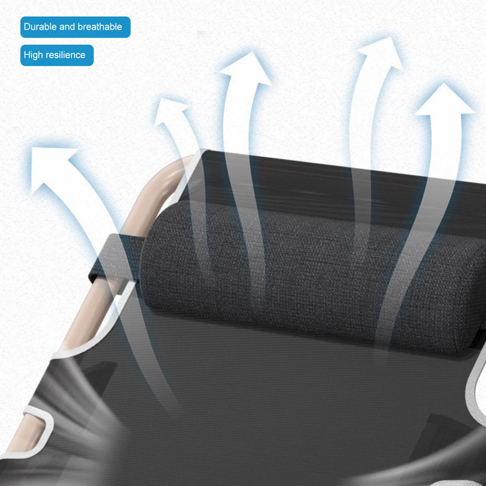 Recliner Chair Foldable Patio Recliner with Headrest Cushion Leisure Nap Bed for Indoor Outdoor