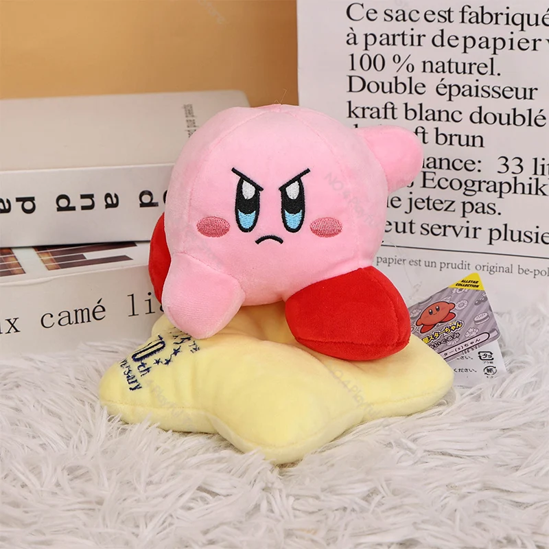 Coleção Kawaii Cartoon Toy, Anime Kirby's Sword, Brinquedos De Pelúcia, Love Kirby, Natação, Grande Nascimento de Natal, 30ª Estrela