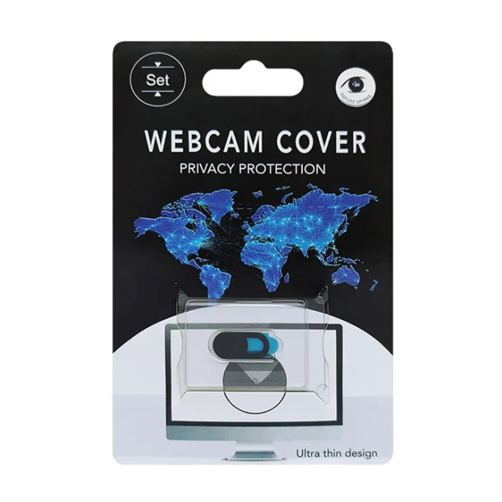 Webcam Cover Shutter Magnet Slider Plastic Camera Cover for iPad Tablet Web Laptop Pc Camera Mobile Phone Lenses Privacy Sticker