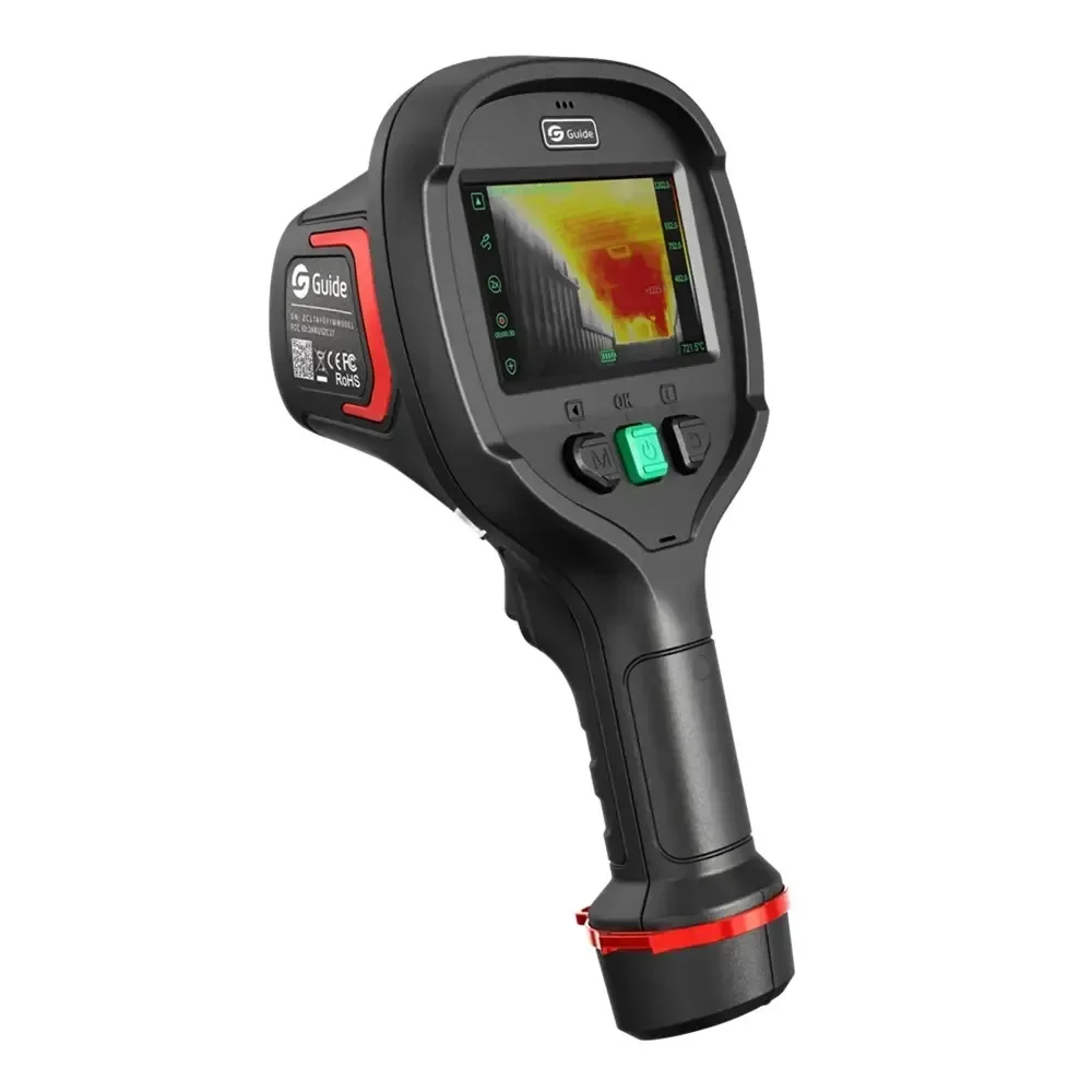 Guide PR610 Thermal Imaging Camera for Firefighting Thermal Imaging Camera for Rescue High Resolution Large Display 640x480@12μm