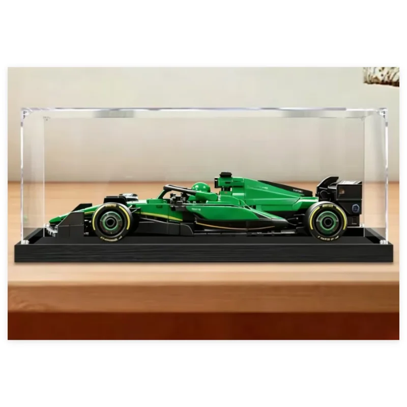 Suitable For Lego 77242 77245Speed Racing Series Dust-proof Storage Box 25×10×10cm Box (Lego Set Not Included)