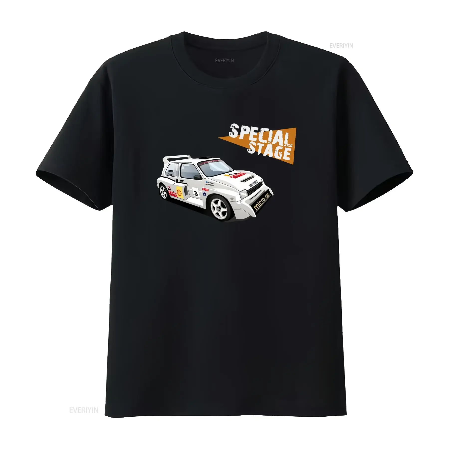 Special Stage Colin McRae 6R4 T Shirt Rally TV Rallying Funny Birthday Anniversary Present vintage Washed designer clothes