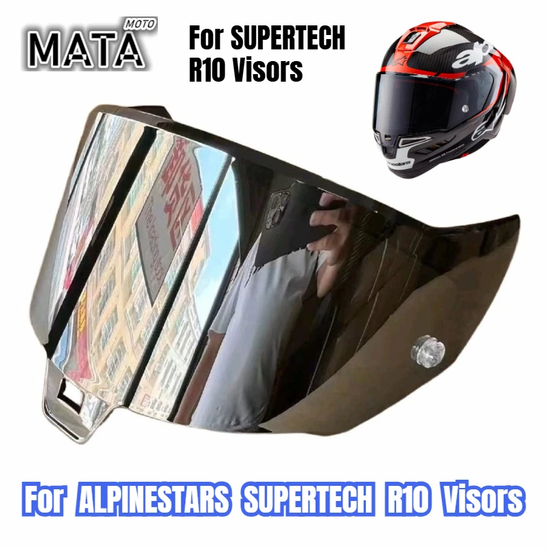 

For ALPINESTARS SUPERTECH R10 Visors Color Changing UV Resistant Helmet Lens R10 Colorful Sunshade and Windshield Protection