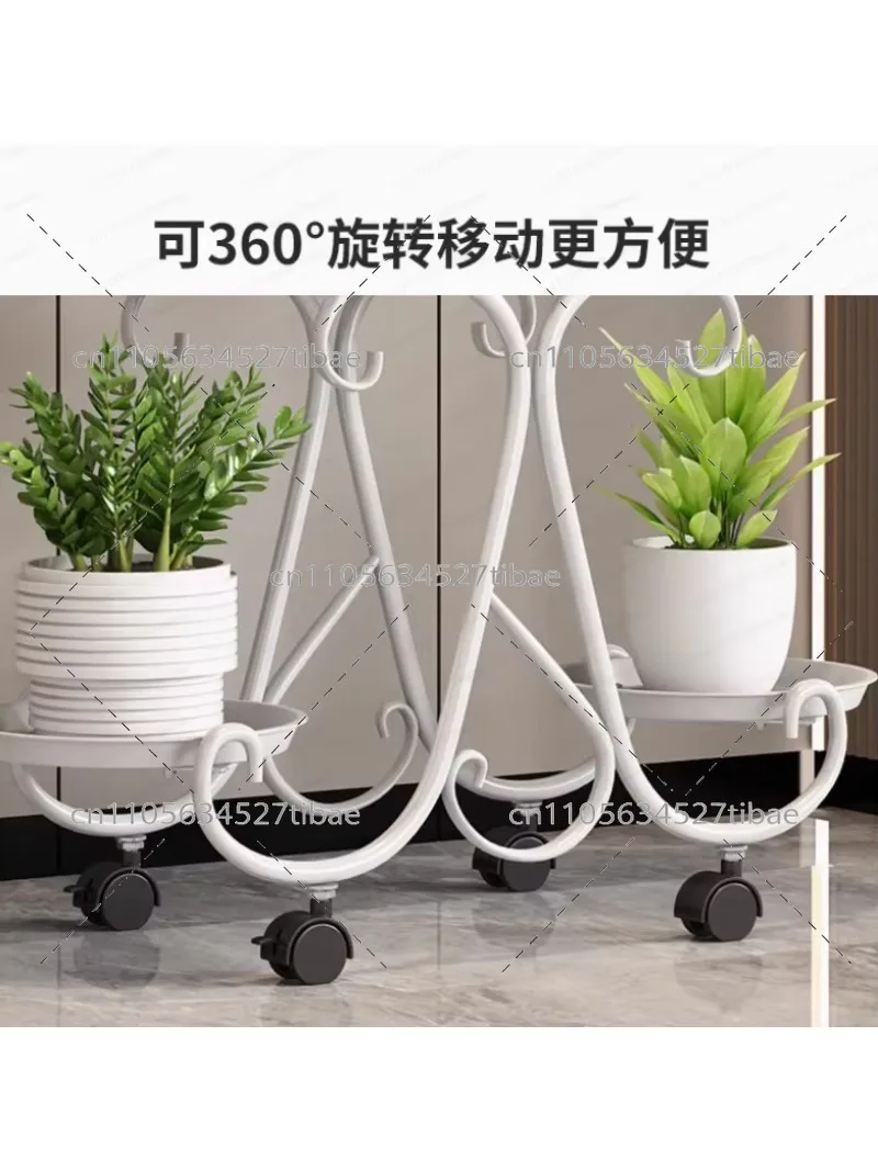 6-Tier Metal Plant Stand Flower Pot Display Rack Indoor Garden Balcony Living Room Patio Storage Shelf