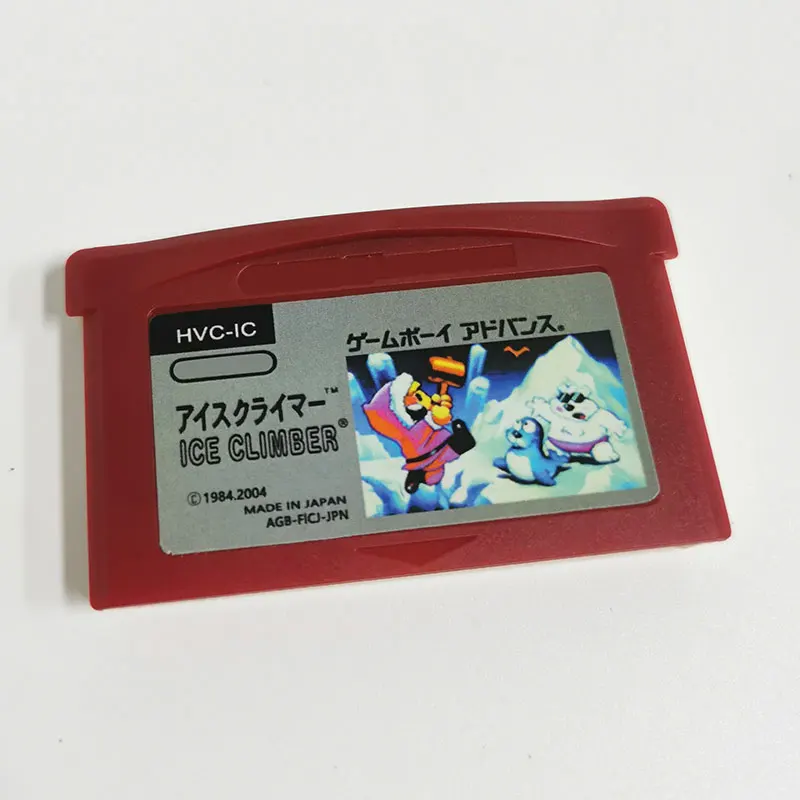 Famicom Mini Series Vol.03: Ice Climber GBA Games 32-битная картридж для видеоигр карта для Gameboy Advance-Япония