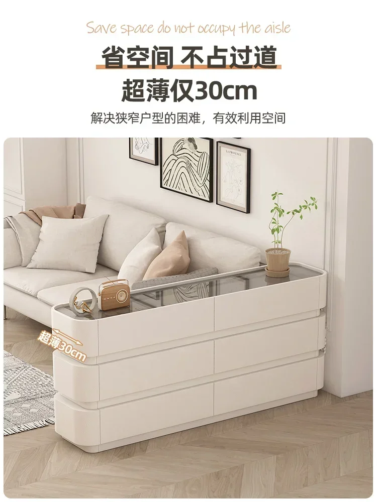 

Luxury chest of drawers living room sofa side cabinet
