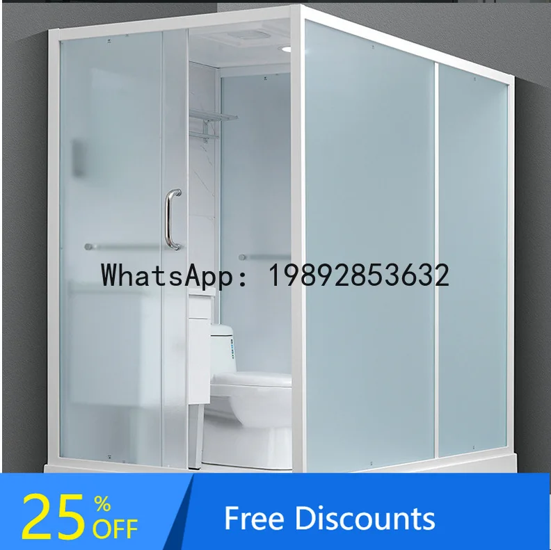 

CZ Hotel Shower Room Dry Wet Separation Household Bathing Room Integrated Simple Toilet