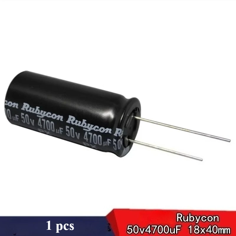 (1pcs) 50v4700uF PX RUBYCON 4700uf50v Through Hole Amplifier Audio Fever Filter Electrolytic Capacitor  fixed capacaitor 105°C