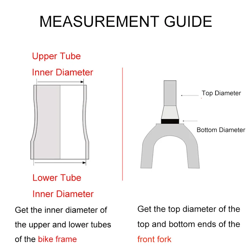 سماعة رأس للدراجة MTB، 44 مم، 2 ساعة تحمل، دراجة الطريق، أجزاء توجيه متكاملة BMX لشوكة أنبوبية مستقيمة 28.6 لركوب الدراجات #5
