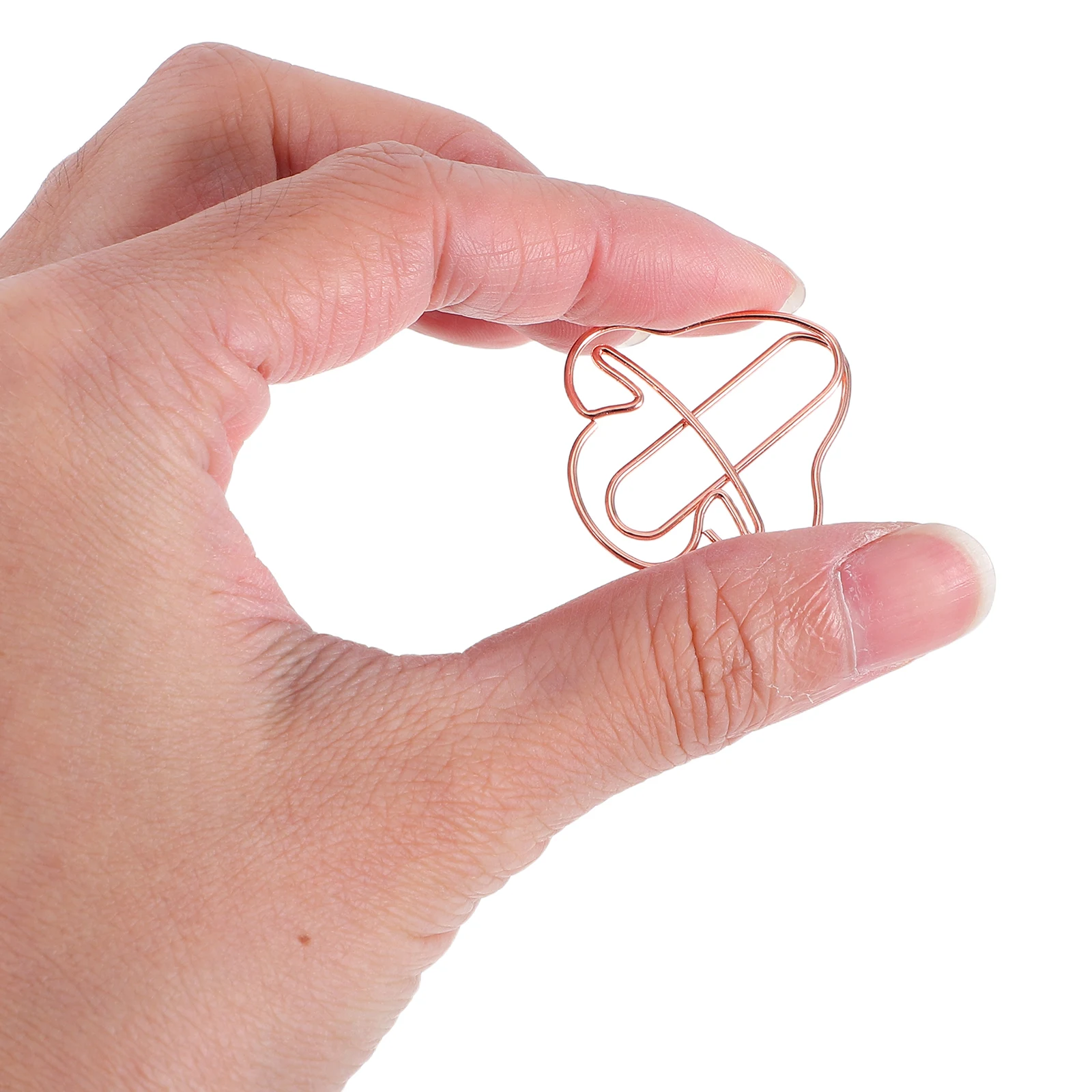 

50pcs Mushroom Paper Clips Metal Cute Shape for Pictures Binder Office Supplies Novelty Desk Accessories Craft Use