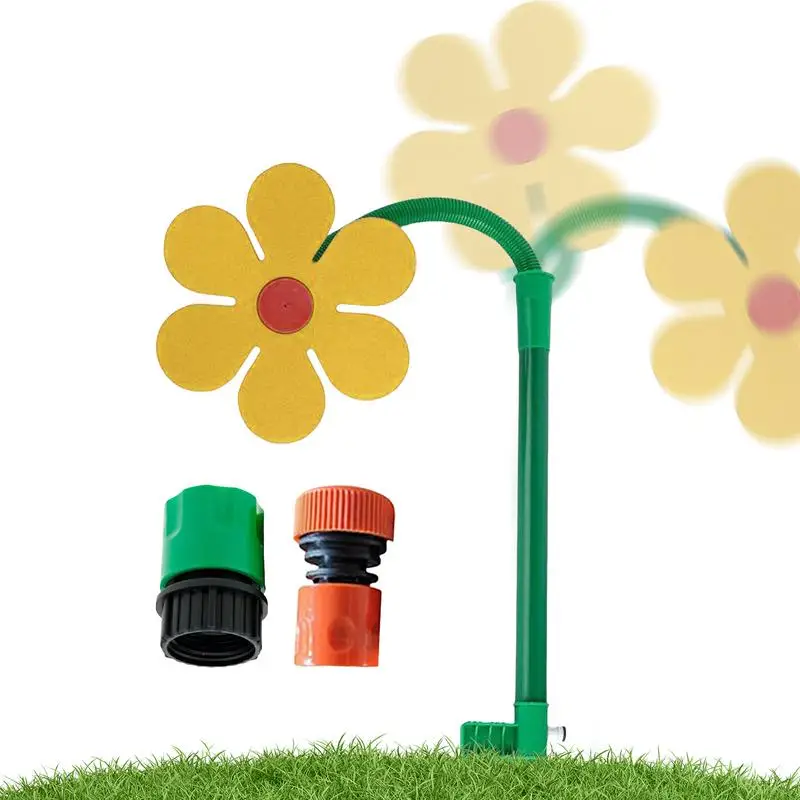 

Fun Sprinkler Crazy Dancing Daisy Garden Sprinkler Funny Sunflowers Dance Sprayer Flower Water Fountain Irrigation Tool For