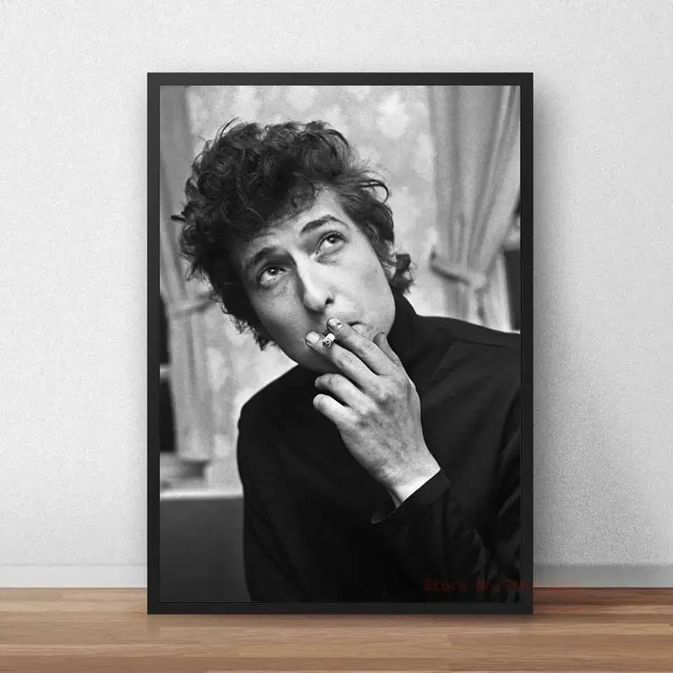 Bob Dylan Poster Singer Star Wall Art Picture Prints Canvas Painting For Room Home Decor Quadro Cuadros