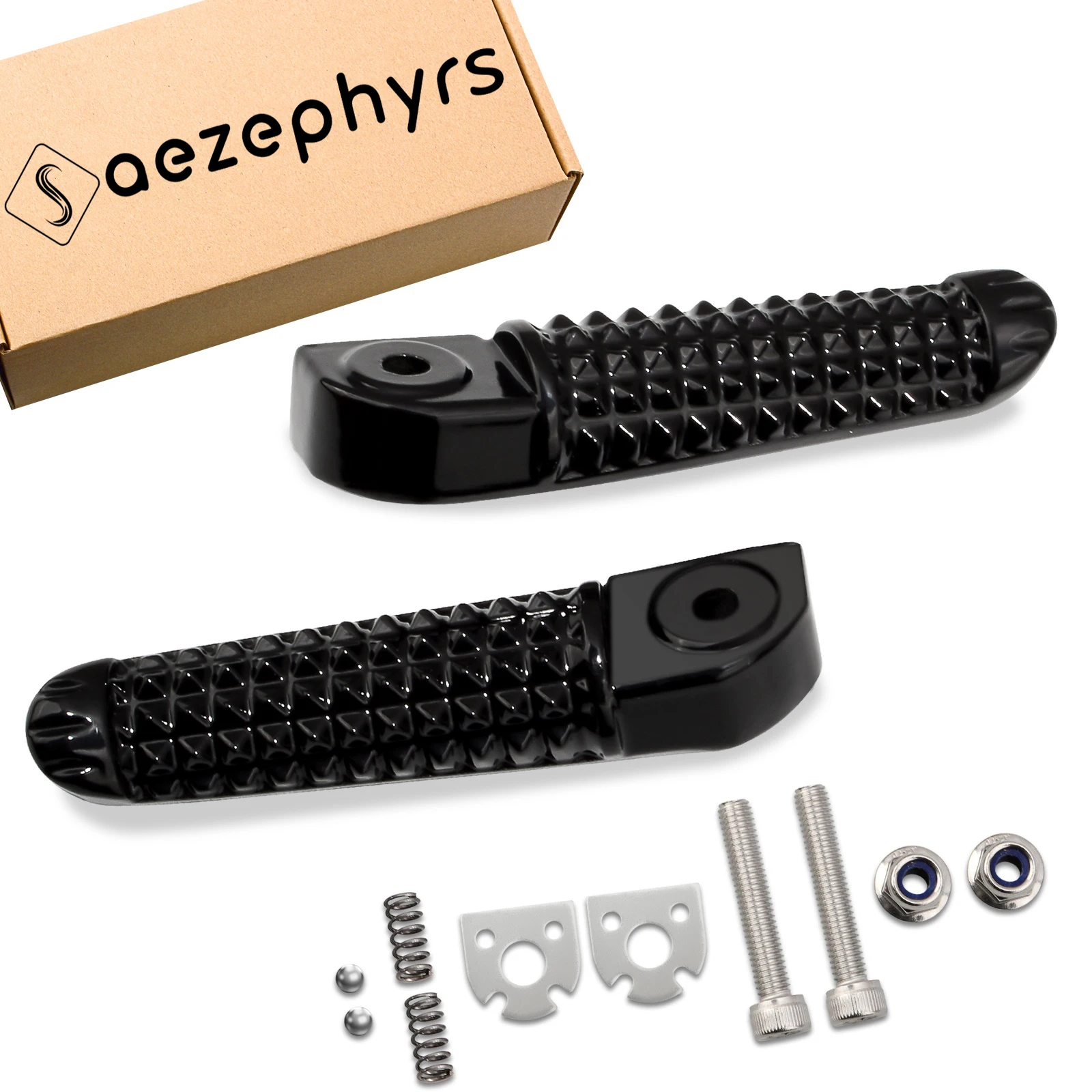 Motorcycle accessories front and rear foot pedals rider passenger foot pedals suitable for Yamaha YZF-R1M R1S R1 LE VMX1700 GP - Image 2
