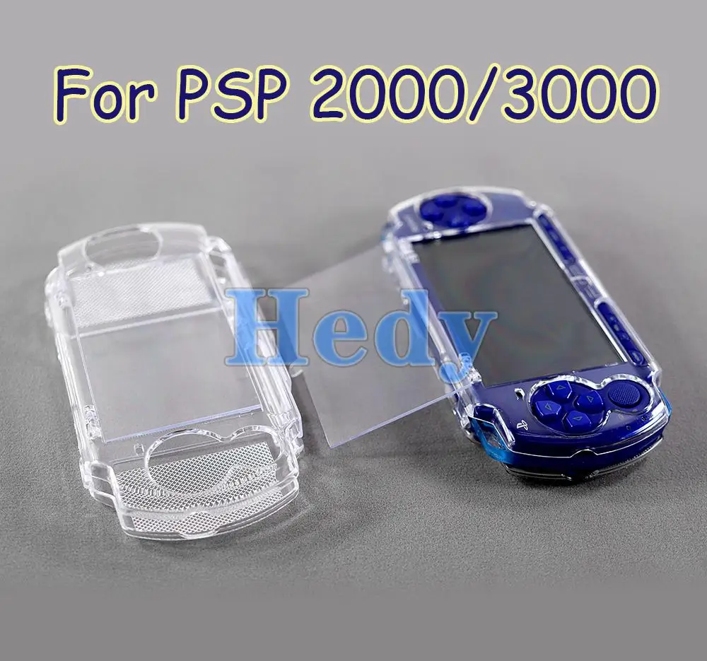 1PC Clear Hard Carry Cover Crystal Case For PSP 2000 3000 Transparent Protective Shell For PSP2000 PSP3000