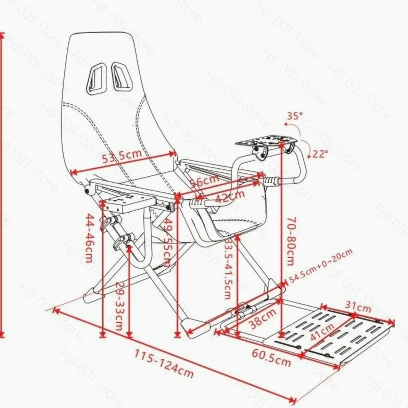 Racing game steering wheel bracket folding emulator bracket seat portable storage claw r5r9 Logitech