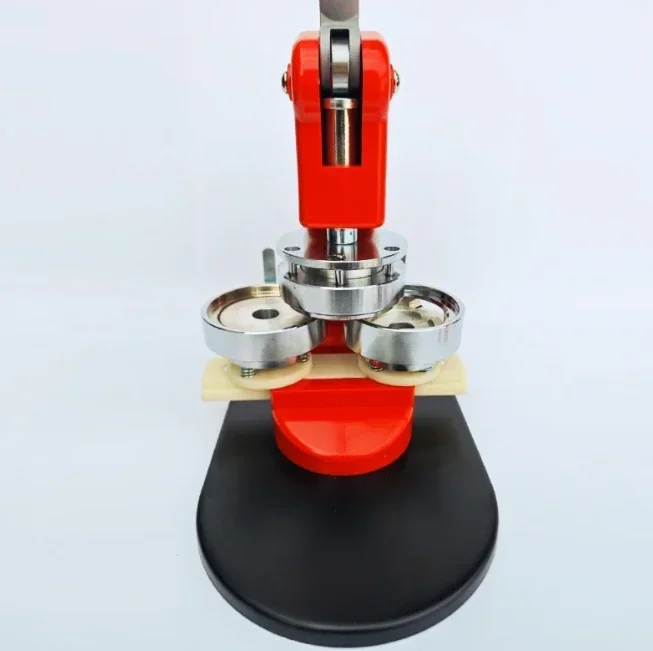 

A For 220V DIY Manual Card Press Machine 58mm Multi-Size Pack For School Badges & Gifts PLC Core Components Industrial Equipment