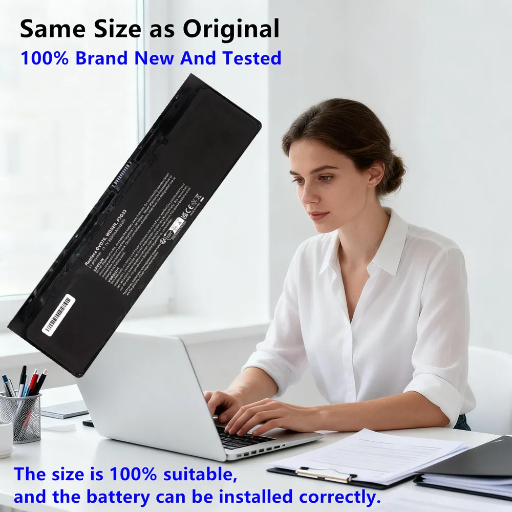 

Аккумулятор GVD76 для Dell Latitude E7240 E7250 WD52H F3G33 11.1V 45Wh