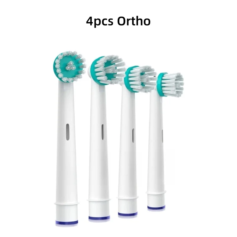4/8/16 Stuks Interproximale Schoon Vervangende Opzetborstels Voor Oral B Professionele Ortho Orthodontische Elektrische Opzetborstels