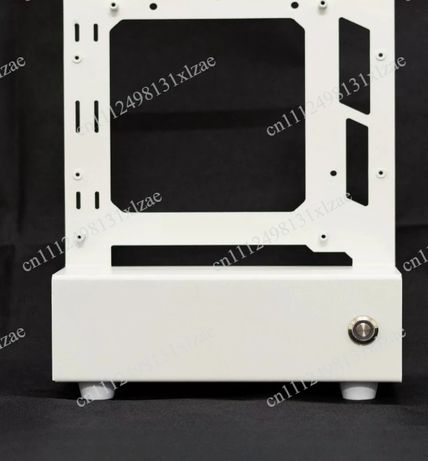 High Quality Aluminum Alloy Mini ITX Open Chassis Portable Host, Simple and Beautiful Sea View Room PC Case for Desktop Build