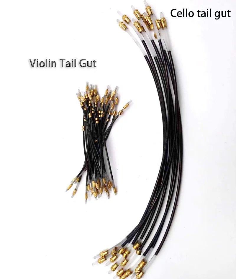 

10pcs High Quality Violin Cello Tail Gut Endline End Rope Tailgut Fiddle Accessories