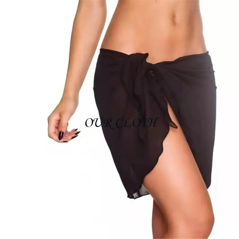 تسبح نساء سارونجس على شاطئ التستر على ملابس السباحة تستر فوق نوبة السباحة تنورة y1ac