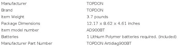 TOPDON AD900BT 2026 Newest Obd2 Scanner Bidirectional Full System Diagnostic Tool with ECU Coding 28+ Reset 3 Years Free Update