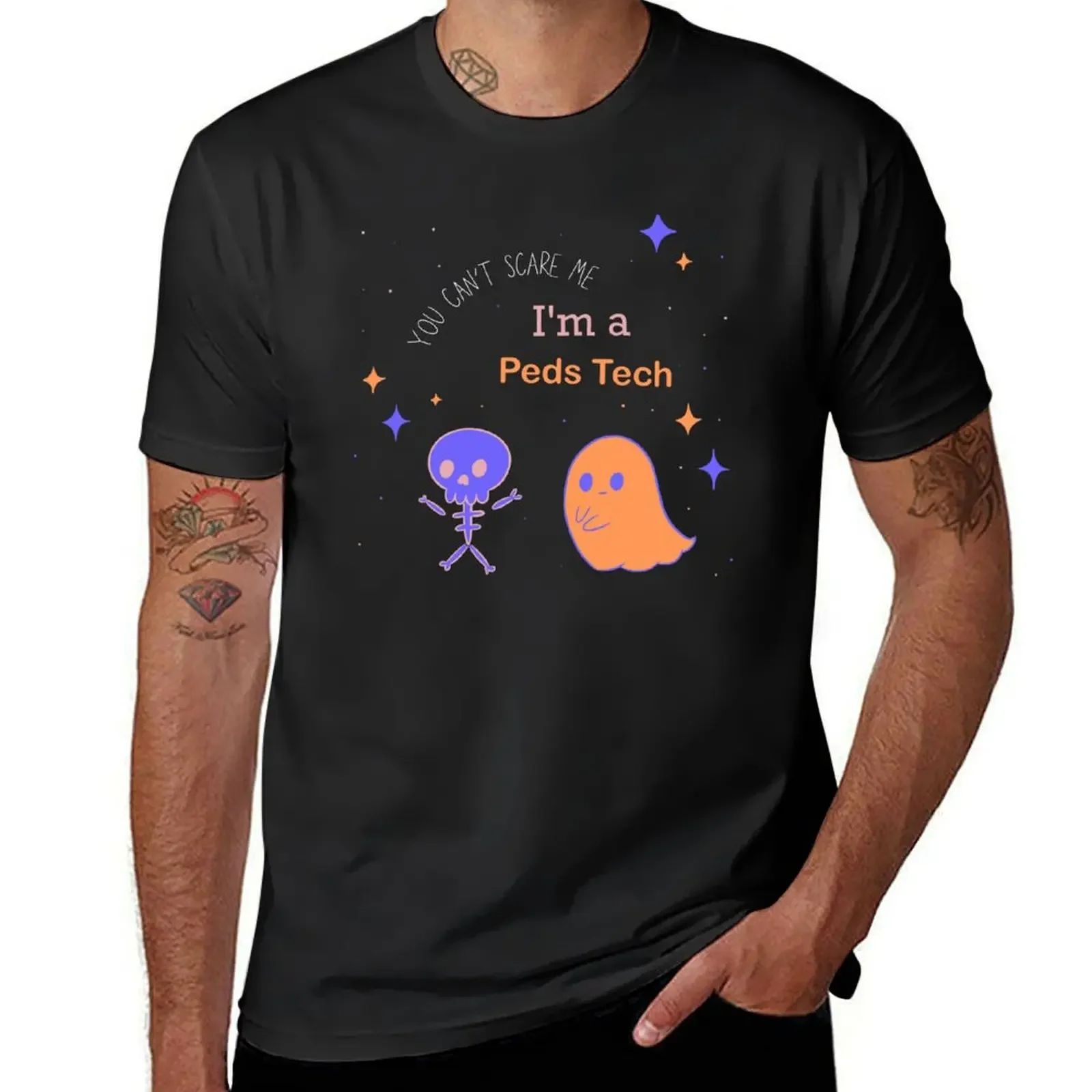 

Halloween Peds Tech T-Shirt affliction shirts custom t shirt cotton graphic tees oversized t shirt men