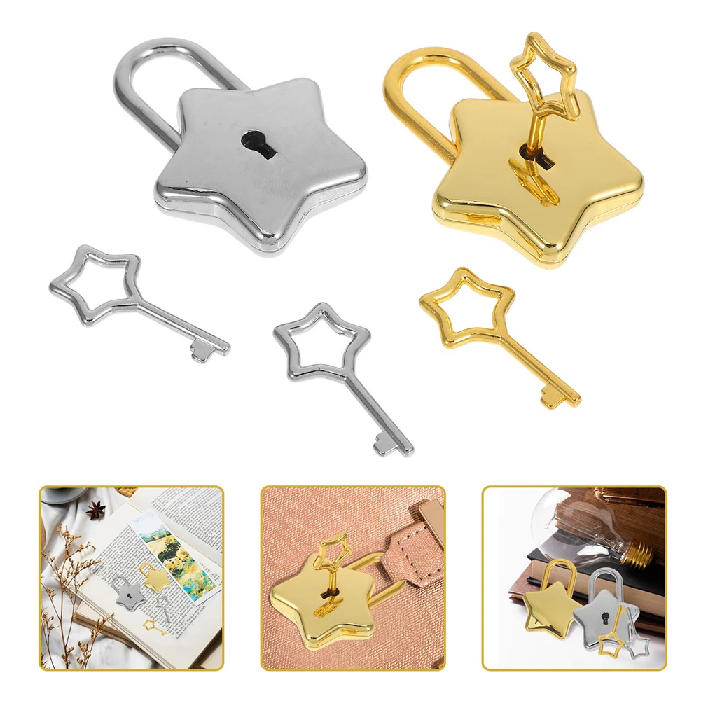 Love Lock Vintage Padlock Home Decor Element Lock For Diaries Mini Padlock For Decor Lock For Personal Security
