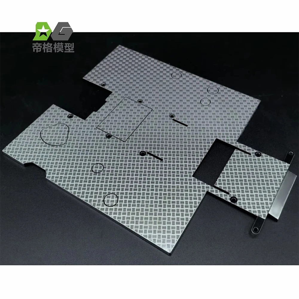 Toy Truck FH16 750 4x2 Skid Plate For Tamiya VOLVO FH16 750 4x2 56375 1/14 RC Tractor Truck DIY Parts Accessories DEGREE MODEL